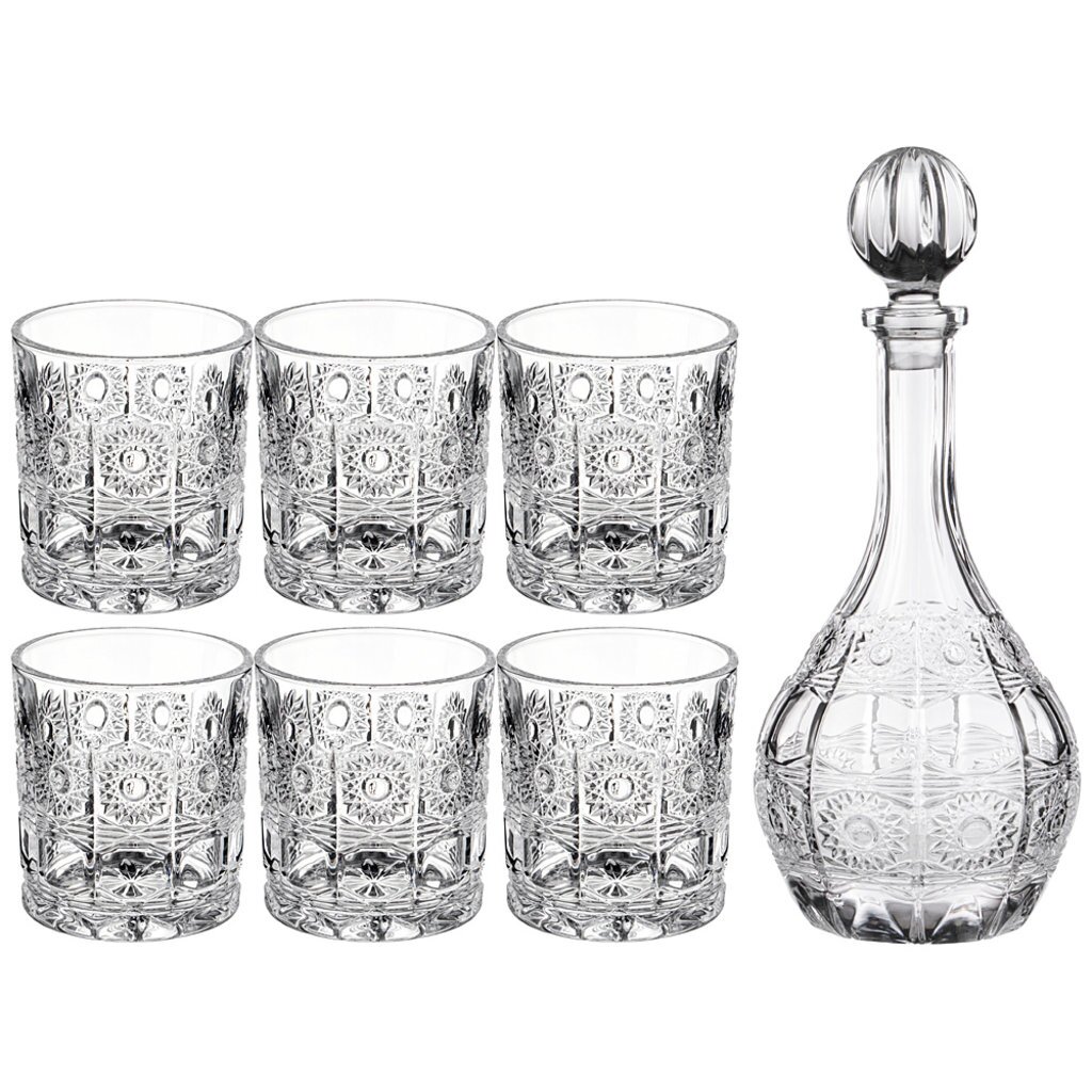 

Набор для виски "Muza crystal" 7 предметов: штоф + 6 стаканов 950/300 мл Lefard 195-187, 195-187