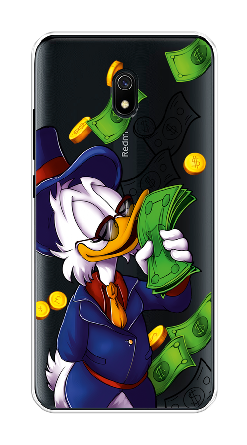 

Чехол на Xiaomi Redmi 8A "Scrooge McDuck with Money", Синий;зеленый;белый, 37250-6