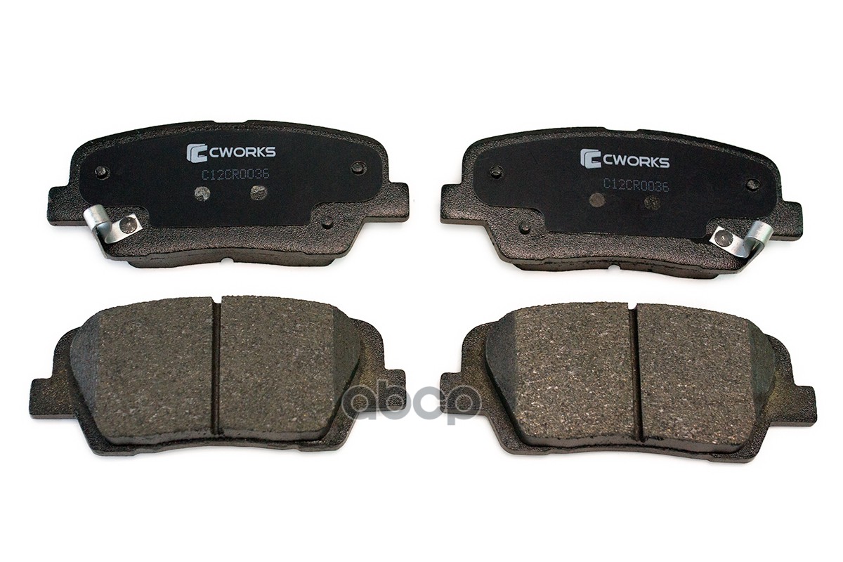 

Тормозные Колодки Задние (Low Metallic) Cworks C12cr0036 CWORKS арт. C12CR0036