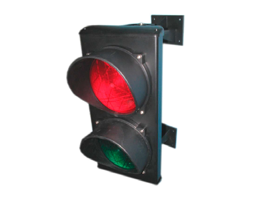 фото Светофор светодиодный, 2-секционный, красный-зелёный, 220в came