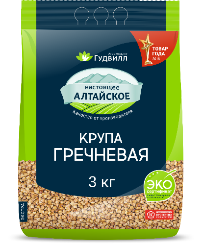 

Гречка Гудвилл Экстра 3 кг