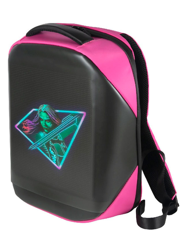 

Рюкзак Atlas Bag с LED экраном Atlas Plus цвет розовый PowerBank в комплекте, Plus