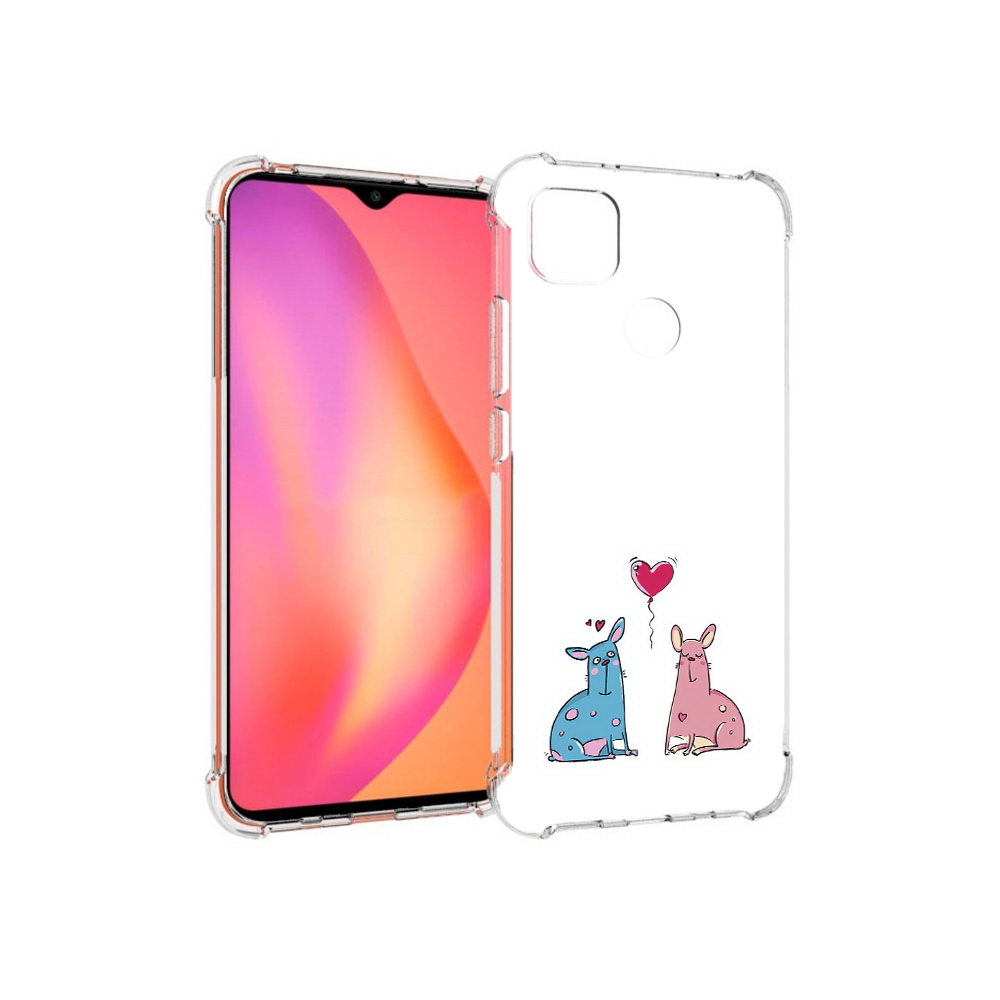 Чехол MyPads Tocco для Xiaomi Redmi 9C Лама любовь (PT152115.265.102)