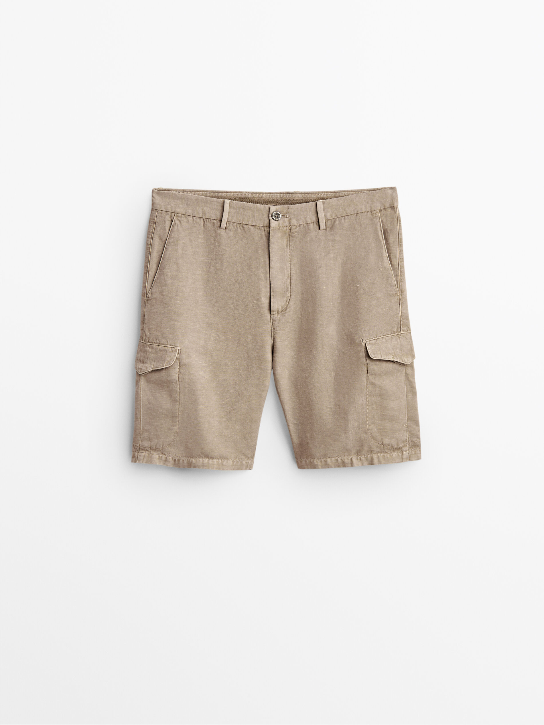 

Шорты мужские Massimo Dutti 02906066710 бежевые 42, 02906066710