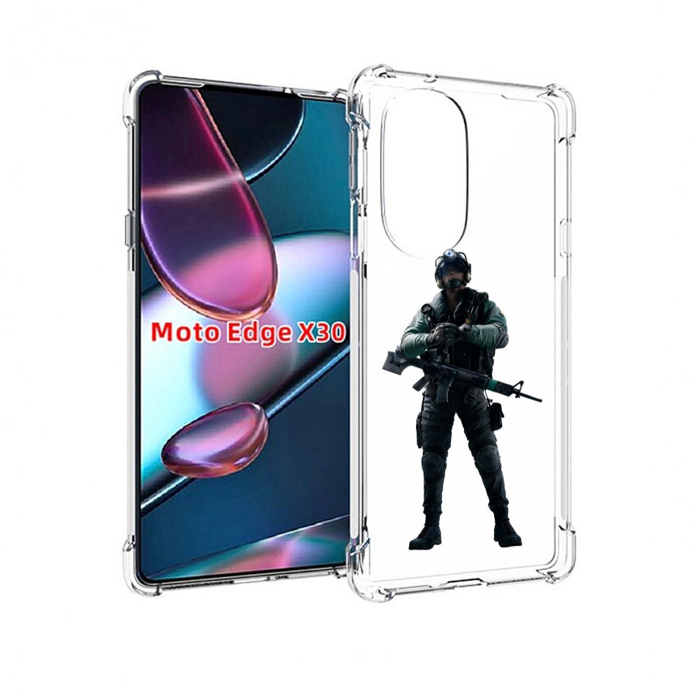 

Чехол MyPads Tom-Clancy's-Rainbow-Six-2 для Motorola Moto Edge X30, Прозрачный, Tocco