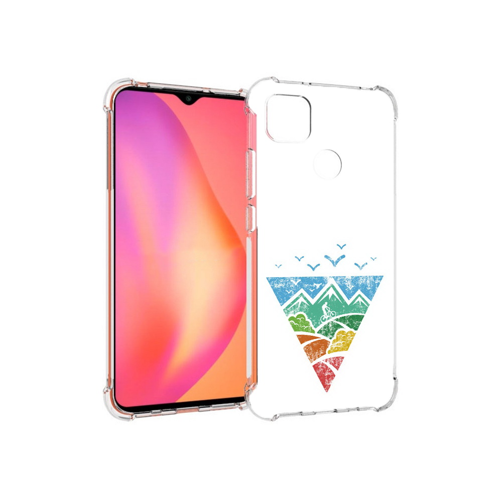 Чехол MyPads Tocco для Xiaomi Redmi 9C Лес земля море чайки (PT152115.265.105)