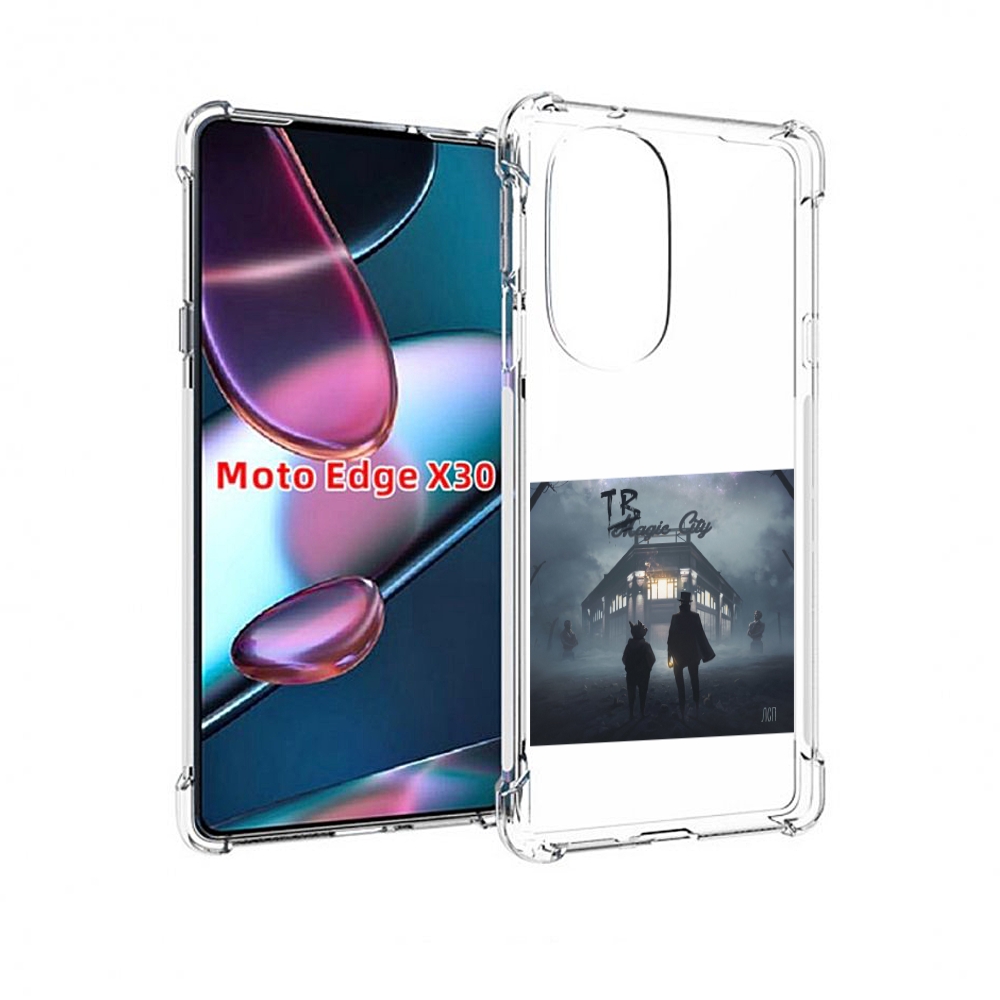 

Чехол MyPads Tragic City ЛСП для Motorola Moto Edge X30, Прозрачный, Tocco