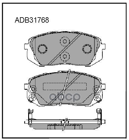 

Тормозные колодки ALLIED NIPPON передние для Hyundai ix35/Kia Sportage III ADB31768