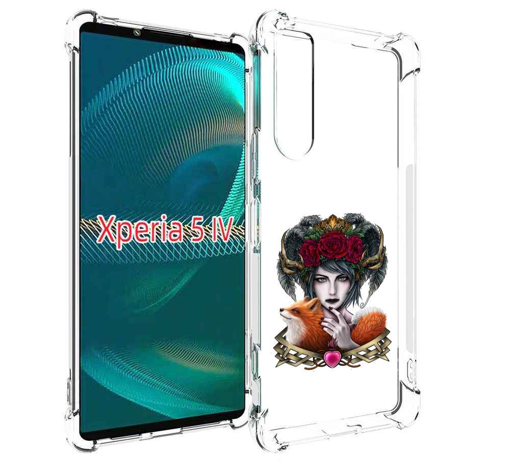 

Чехол MyPads девушка с лисой для Sony Xperia 5 IV (5-4), Прозрачный, Tocco