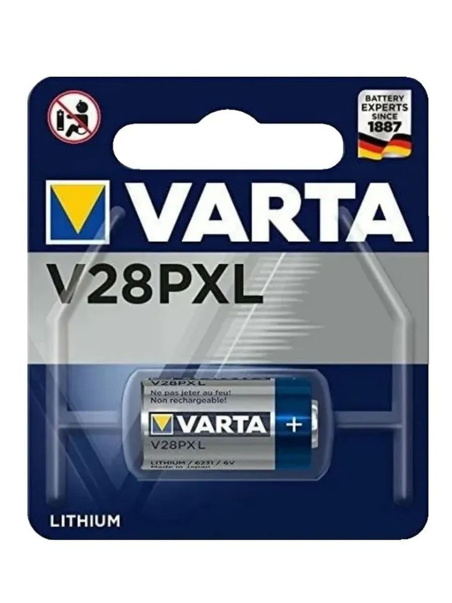 Элемент питания Varta V28PXL Lithium 6V (1шт) элемент питания perfeo lithium cell cr2025 bl5 комплект 40 батареек 8 упак х 5шт