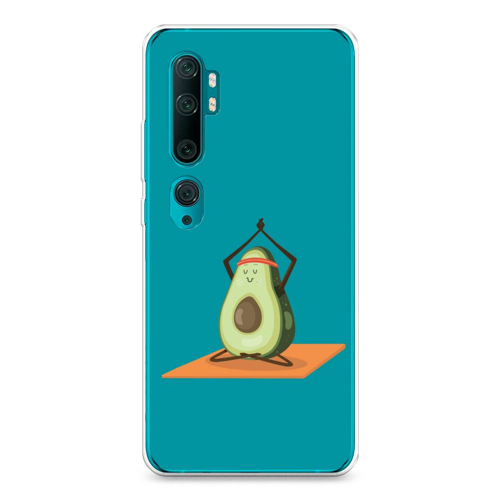 

Чехол на Xiaomi Mi Note 10"Расслабься с авокадо", Голубой, 37350-6