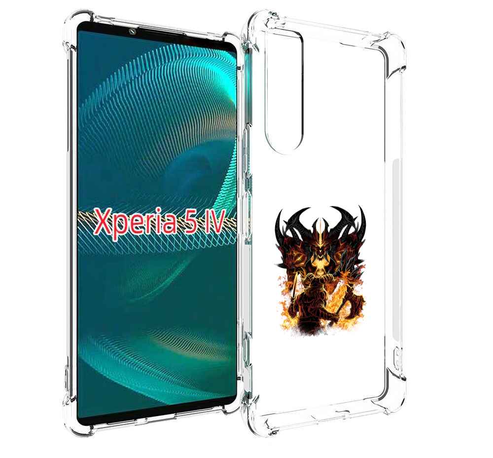 

Чехол MyPads демон shadow fiend для Sony Xperia 5 IV (5-4), Прозрачный, Tocco