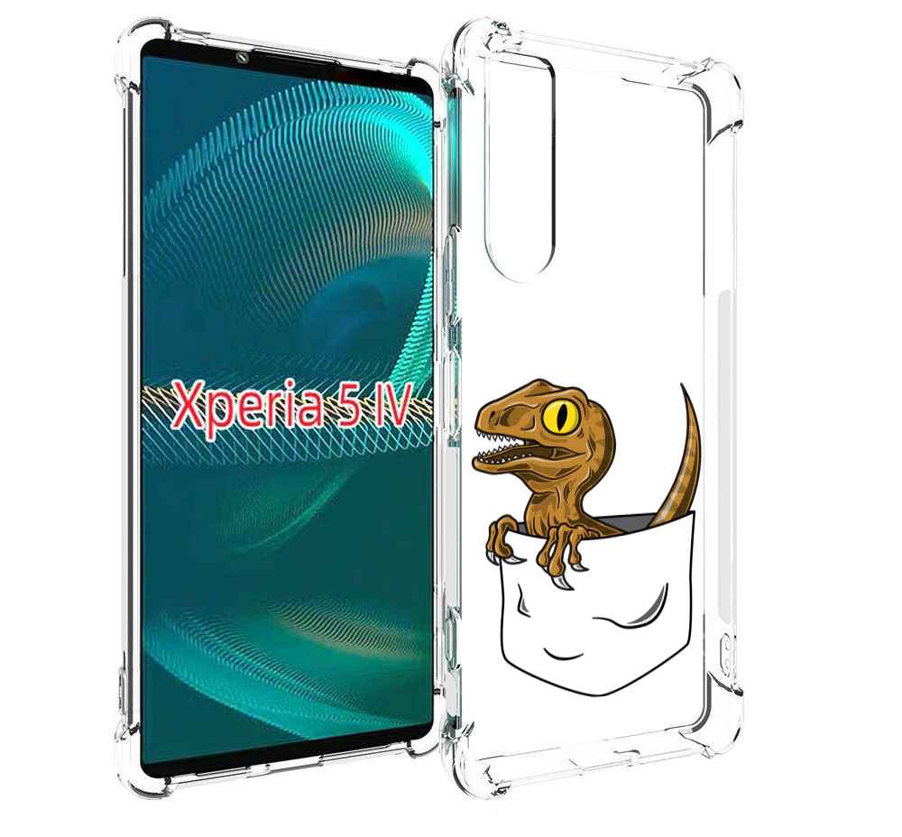 

Чехол MyPads динозавр в кармане для Sony Xperia 5 IV (5-4), Прозрачный, Tocco