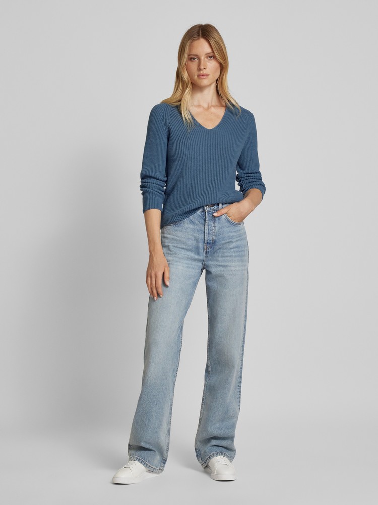 

Пуловер женский Marc O'Polo 408605960097 синий XXL, 408605960097