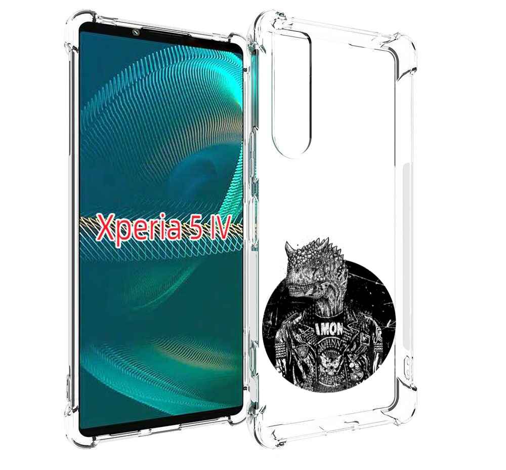 

Чехол MyPads динозавр в куртке для Sony Xperia 5 IV (5-4), Прозрачный, Tocco