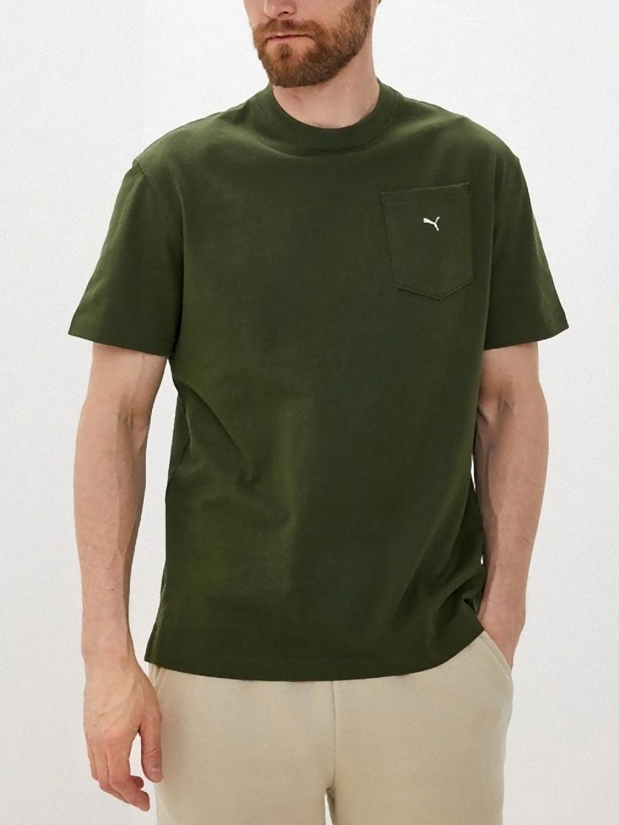 

Футболка мужская PUMA 533463-73 зеленая XL, 533463-73