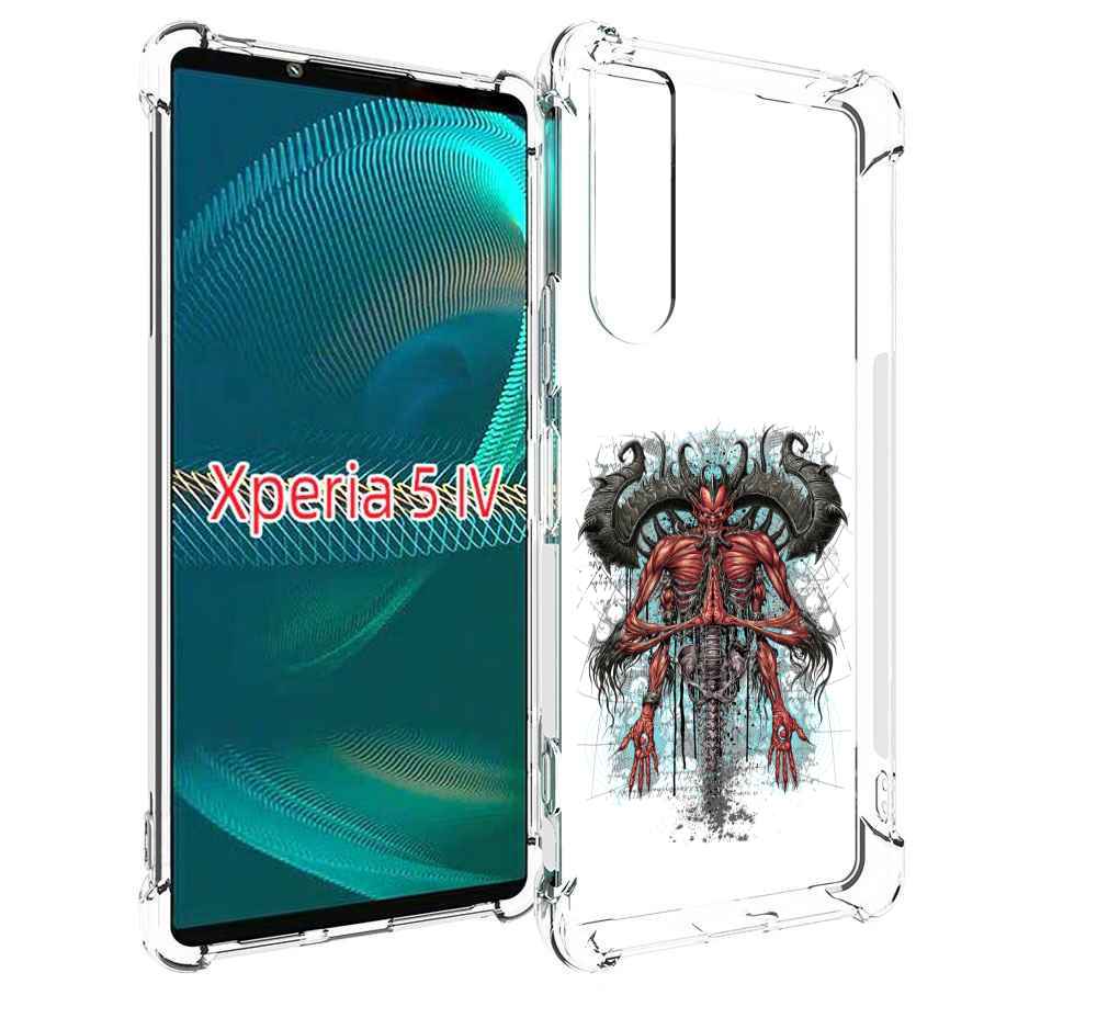 

Чехол MyPads дьявол для Sony Xperia 5 IV (5-4), Прозрачный, Tocco