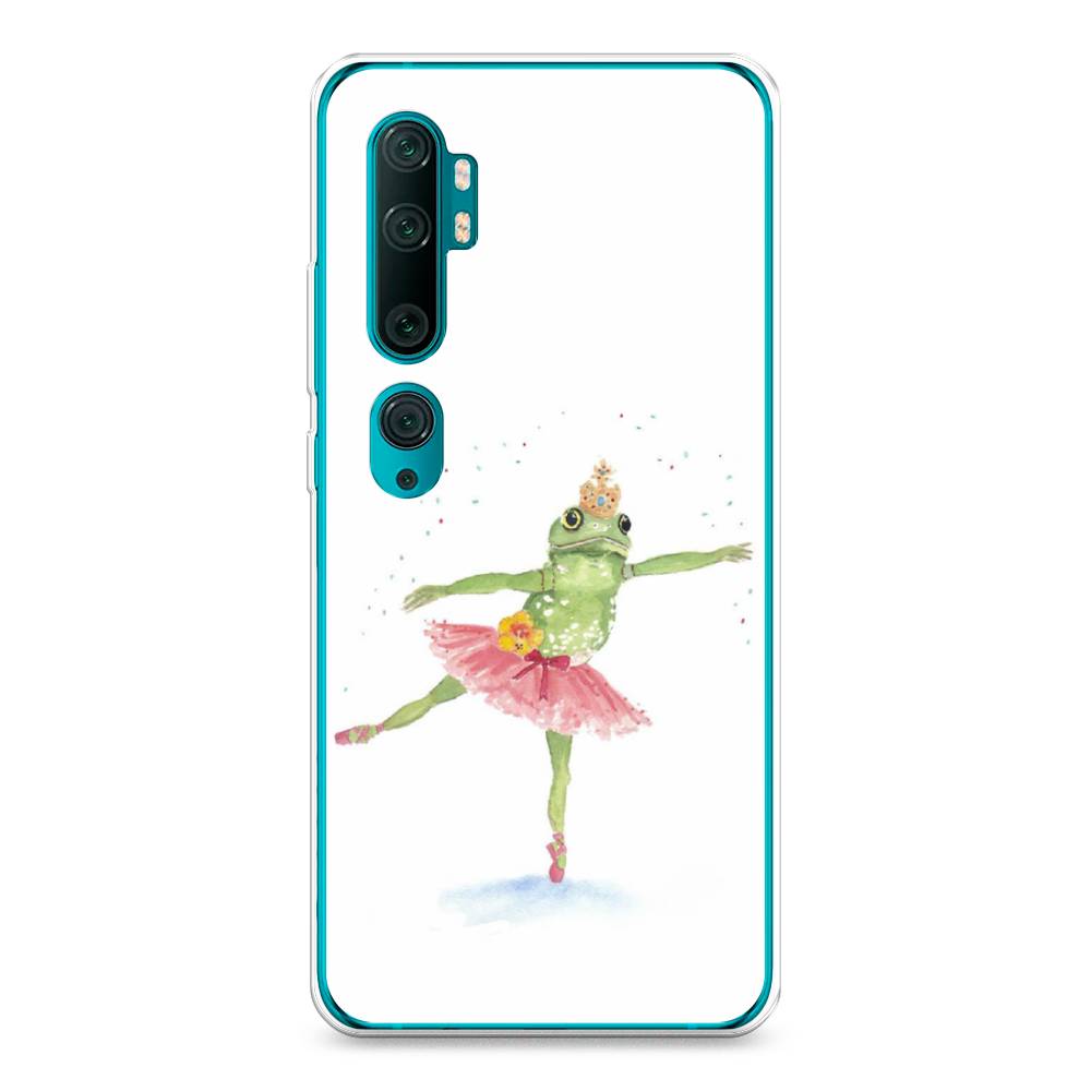 

Чехол на Xiaomi Mi Note 10"Лягушка-балерина", Зеленый, 37350-4