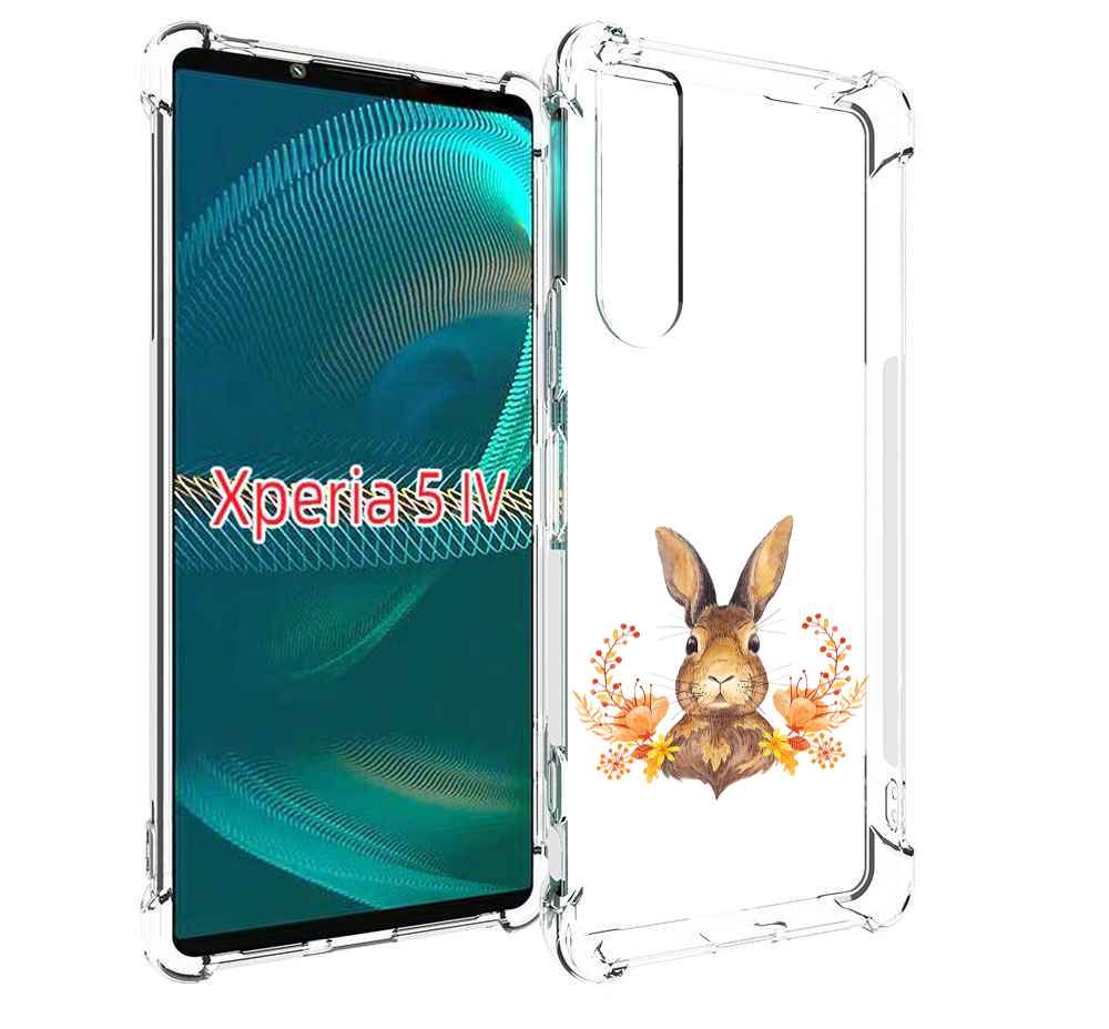 

Чехол MyPads зайка в цветах для Sony Xperia 5 IV (5-4), Прозрачный, Tocco