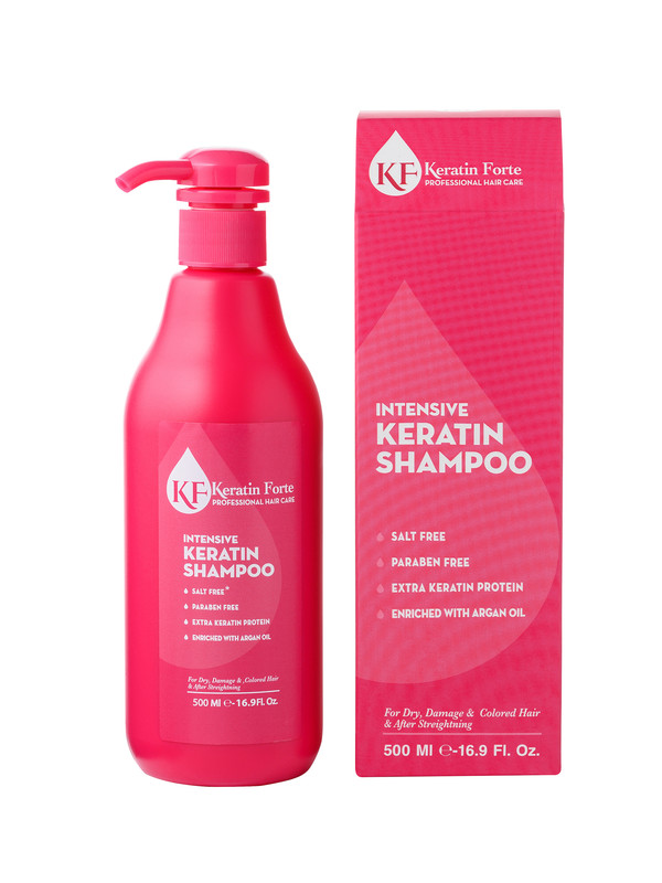 Купить Шампунь Keratin Forte интенсивный кератиновый для окрашенных и поврежденных волос 500 мл, JOYA COSMETICS