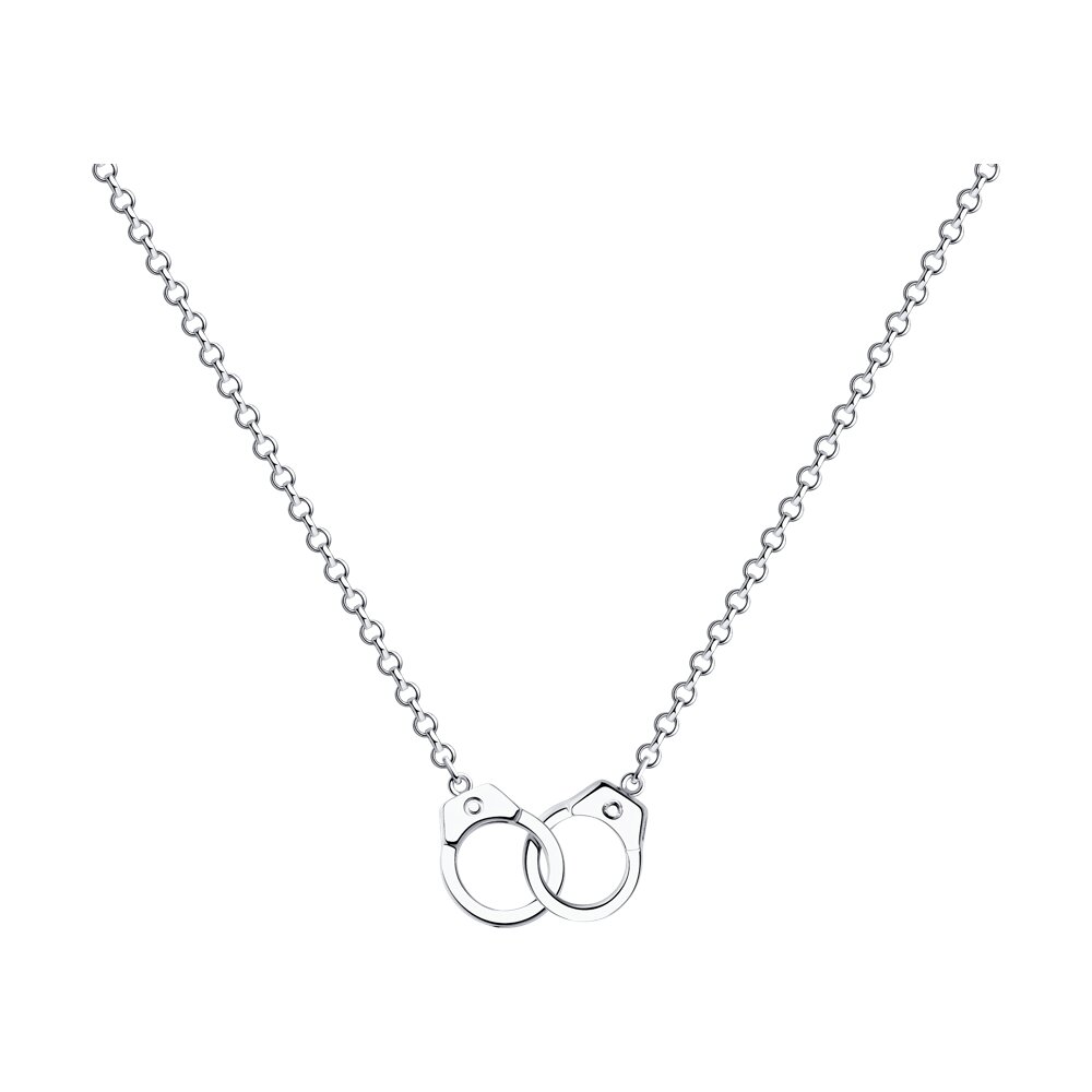 

Колье из серебра 38 см SOKOLOV 94070580-9, 94070580-9