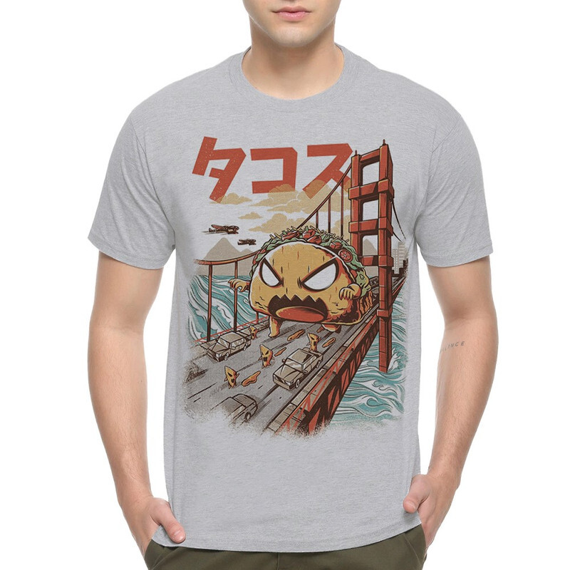 

Футболка мужская DS Apparel Тако Монстр Атакует 952855-2 серая L, Серый, Тако Монстр Атакует 952855-2