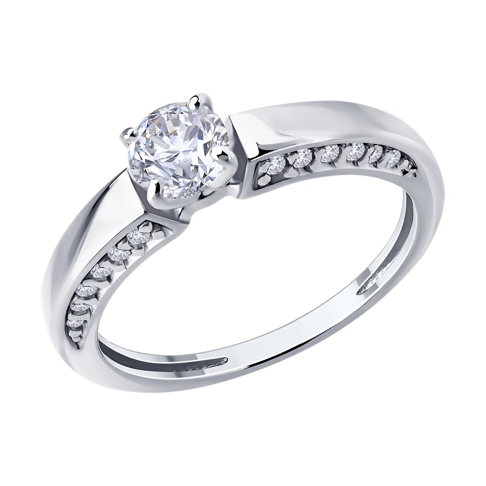 

Кольцо из серебра р. 19,5 Diamant 94-110-02129-1, фианит, 94-110-02129-1