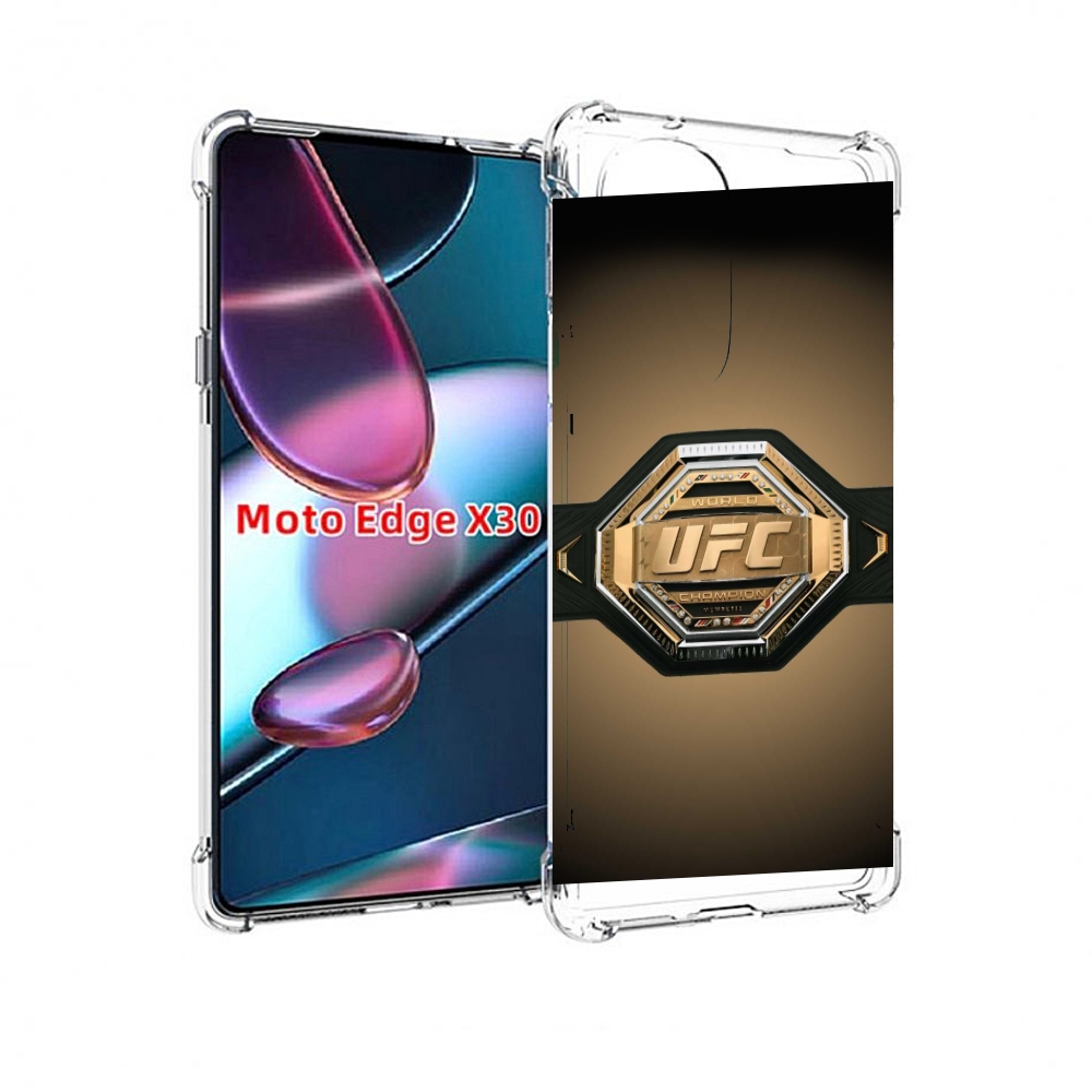 

Чехол MyPads UFC единоборства мужской для Motorola Moto Edge X30, Прозрачный, Tocco