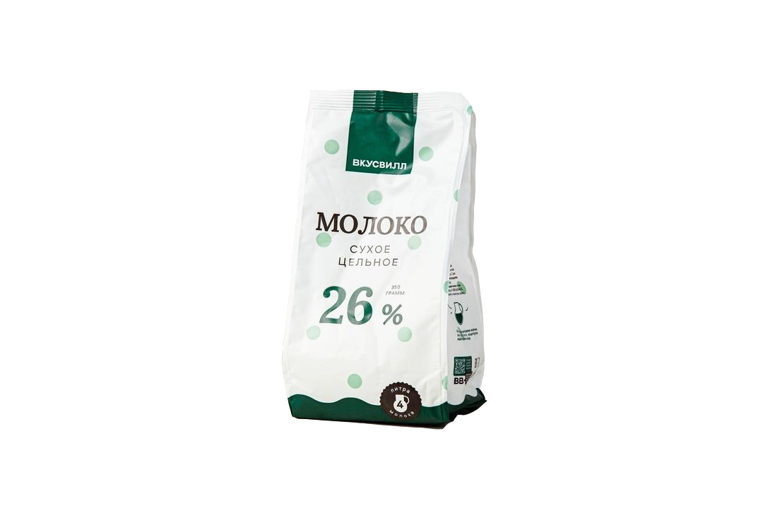 

Сухое молоко ВкусВилл цельное 350 г