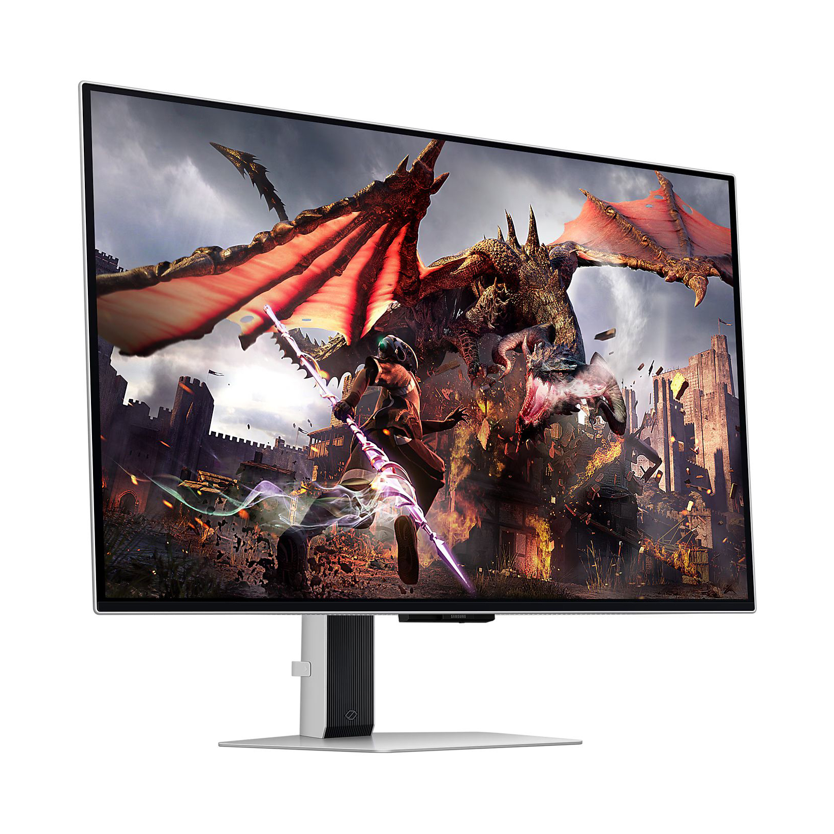 

32" Монитор Samsung Odyssey G8 серебристый 240Hz 3840x2160 OLED, Odyssey OLED G8 S32DG800SI