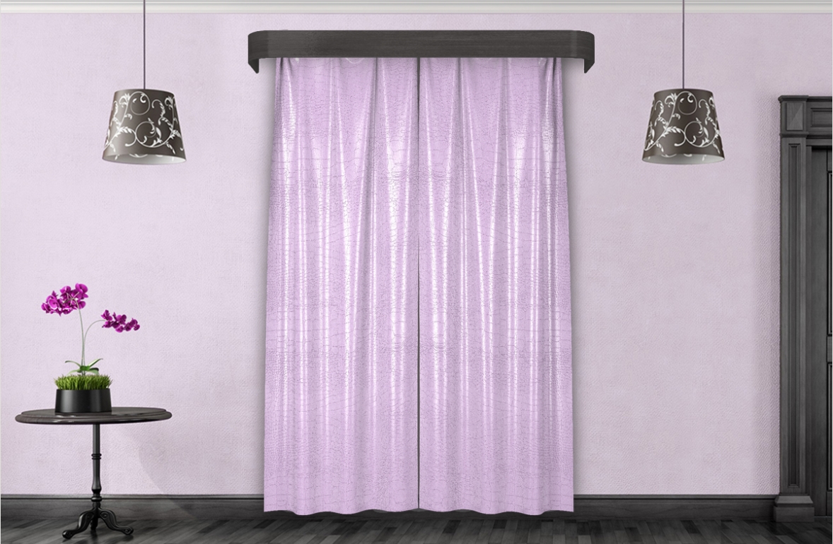 

Штора классическая Eleganta ena663750 140x270 см сиреневая 663750, Жаккард