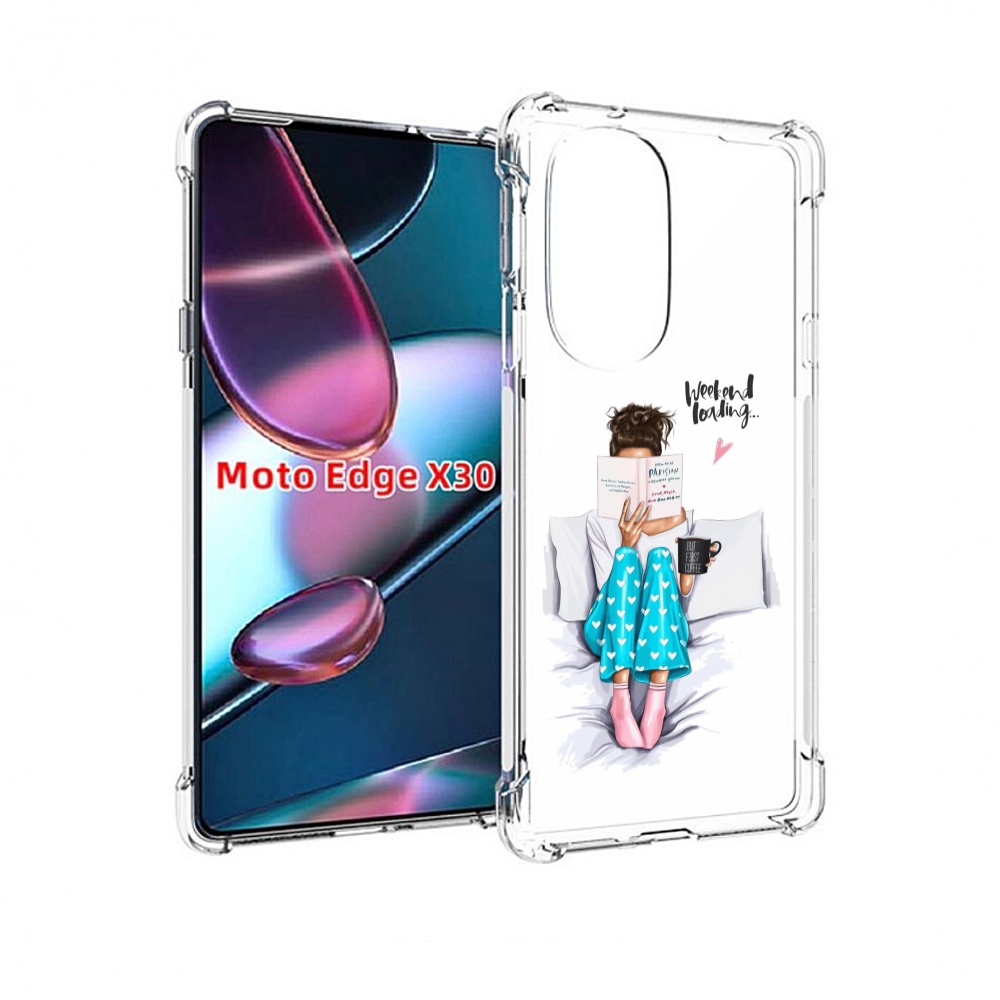 

Чехол MyPads Weekend-loading для Motorola Moto Edge X30, Прозрачный, Tocco