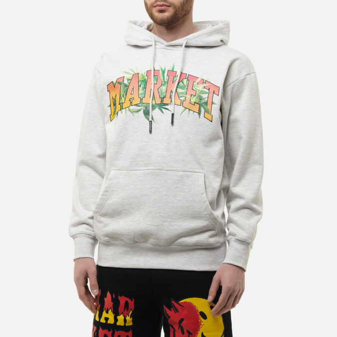 

Худи мужское MARKET 397000351-0016 серое 2XL, 397000351-0016