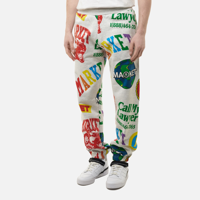 

Спортивные брюки мужские MARKET 395000435-0016 серые L, 395000435-0016