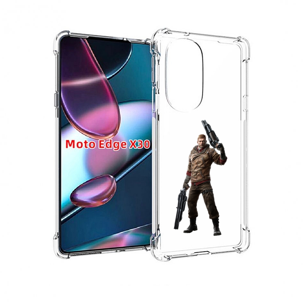 

Чехол MyPads Wolfenstein для Motorola Moto Edge X30, Прозрачный, Tocco