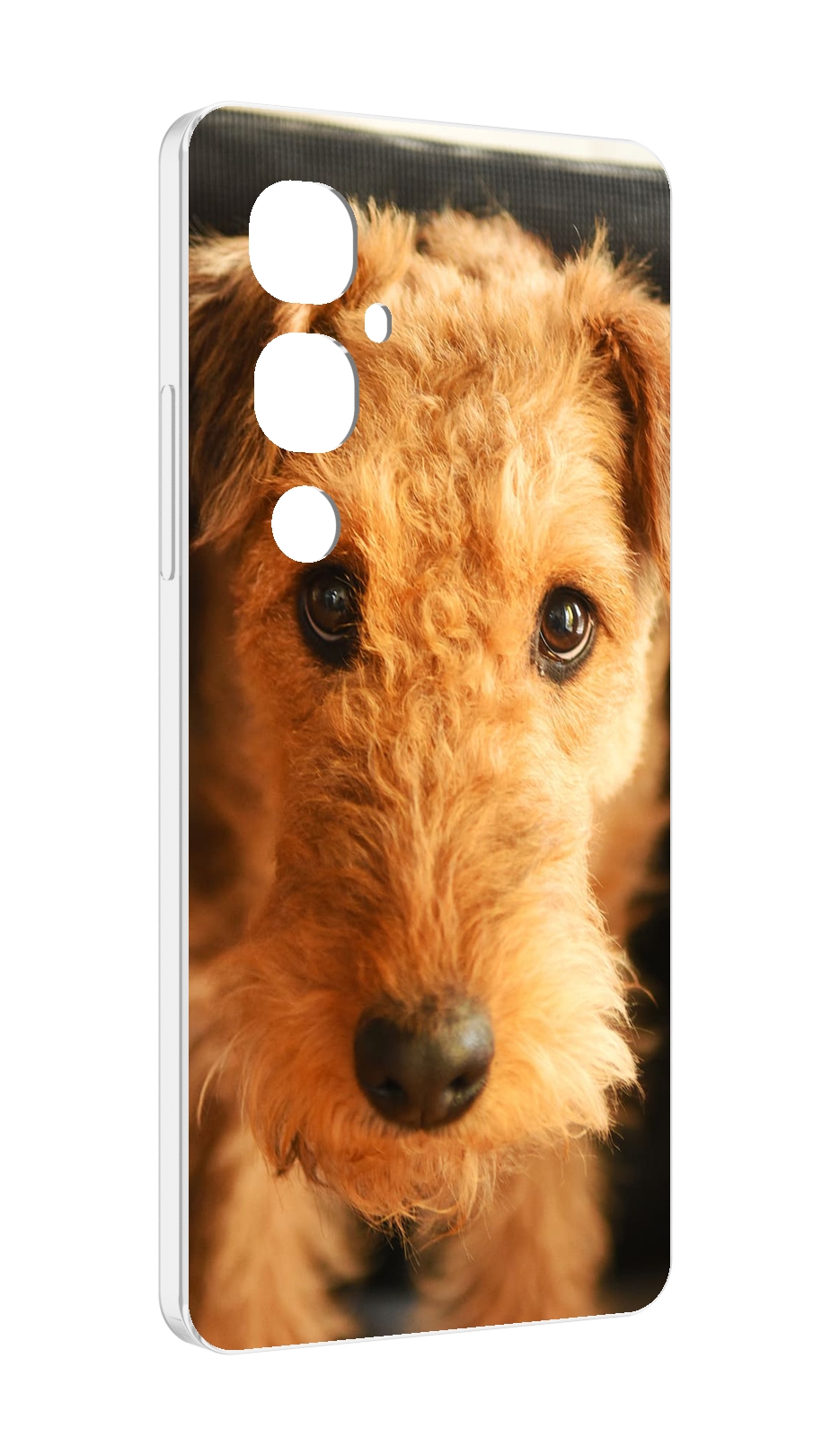 

Чехол MyPads эрдельтерьер для Tecno Pova 4 Pro, Прозрачный, Tocco