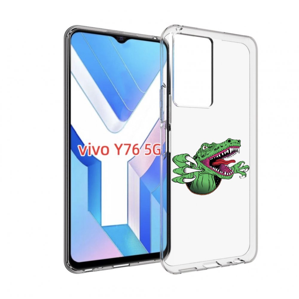 

Чехол MyPads Динозавр для Vivo Y76 5G, Прозрачный, Tocco