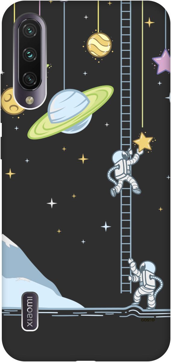 

Чехол на Xiaomi Mi A3 "Ladder into Space" черный, Черный;белый, 2602