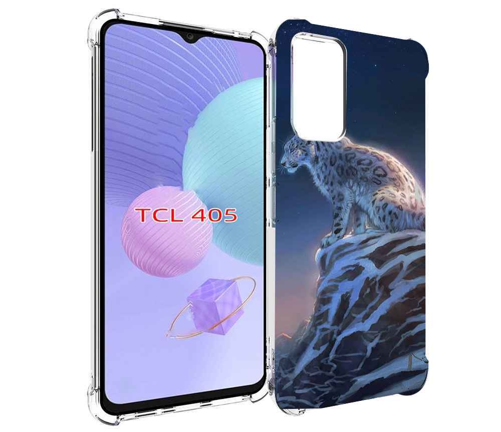 

Чехол MyPads Одинокий-Барс для TCL 405, Tocco