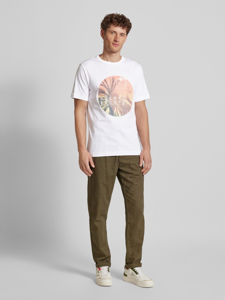 

Футболка мужская TOM TAILOR 1041818 белая XXL, Белый, 1041818
