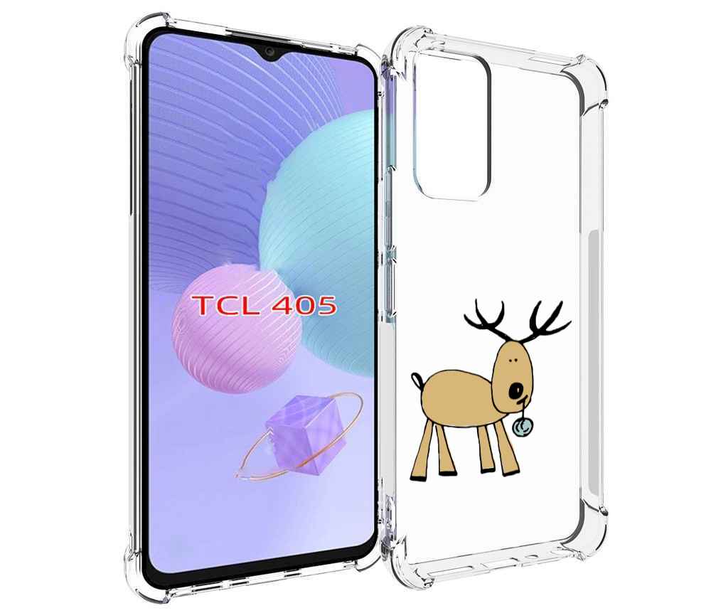 

Чехол MyPads Олень с шариком для TCL 405, Tocco