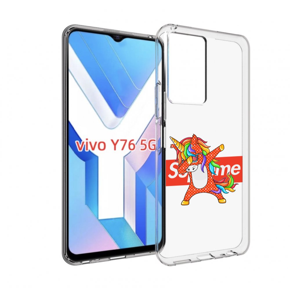 

Чехол MyPads Единорог-суприм для Vivo Y76 5G, Прозрачный, Tocco