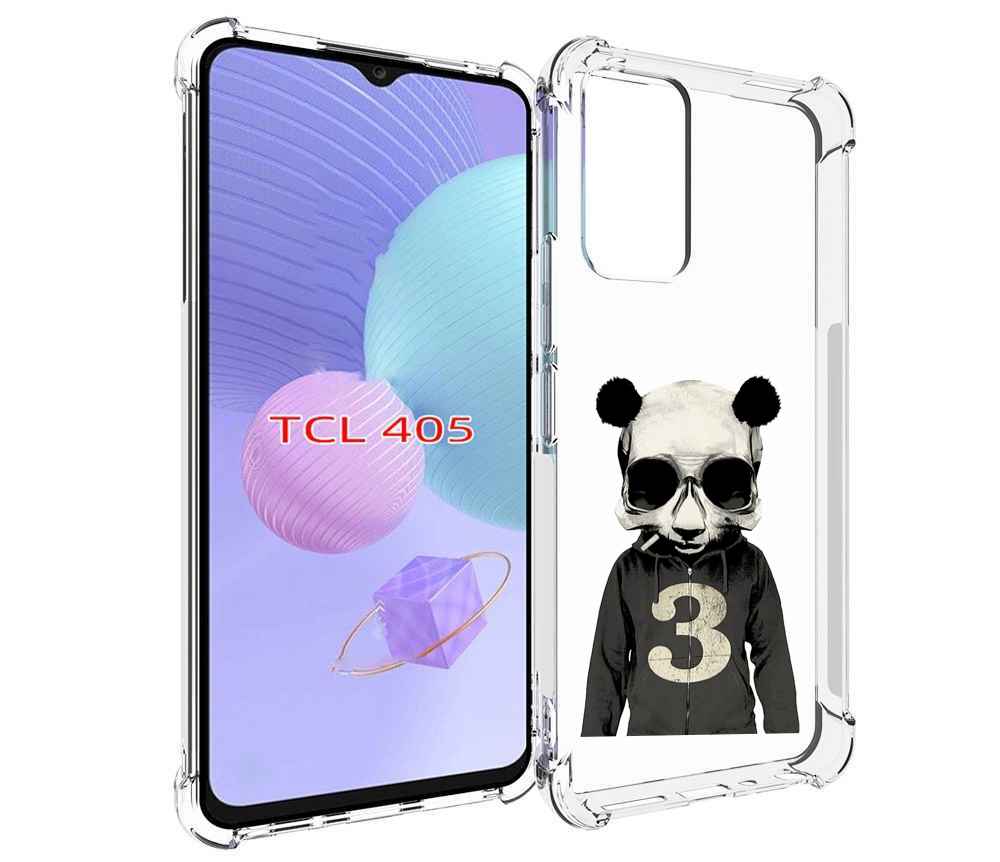 

Чехол MyPads Панда-в-костюме для TCL 405, Tocco