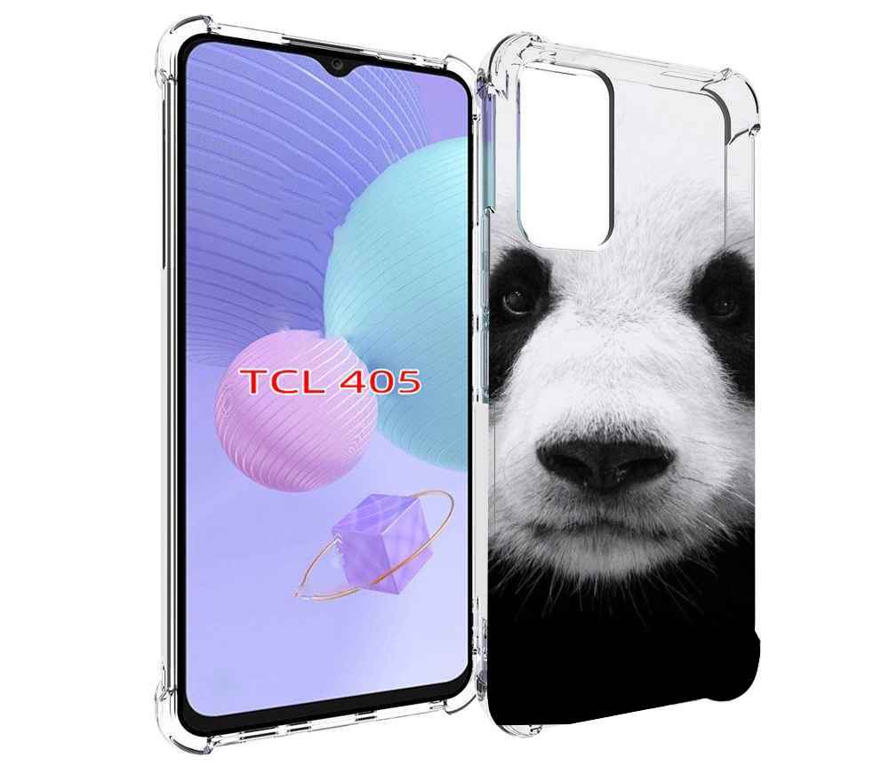 

Чехол MyPads Панда-портрет для TCL 405, Tocco
