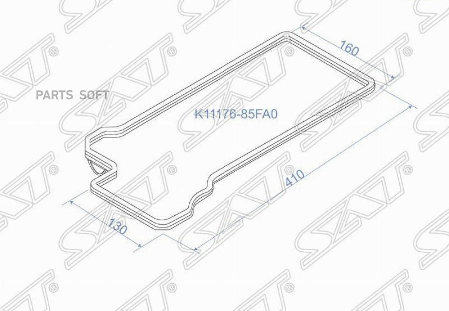 Sat K11176-85Fa0 Прокладка Клапанной Крышки Sz H20A, H25A H27A, 98-05 Grandvitara Xl-7 Пра