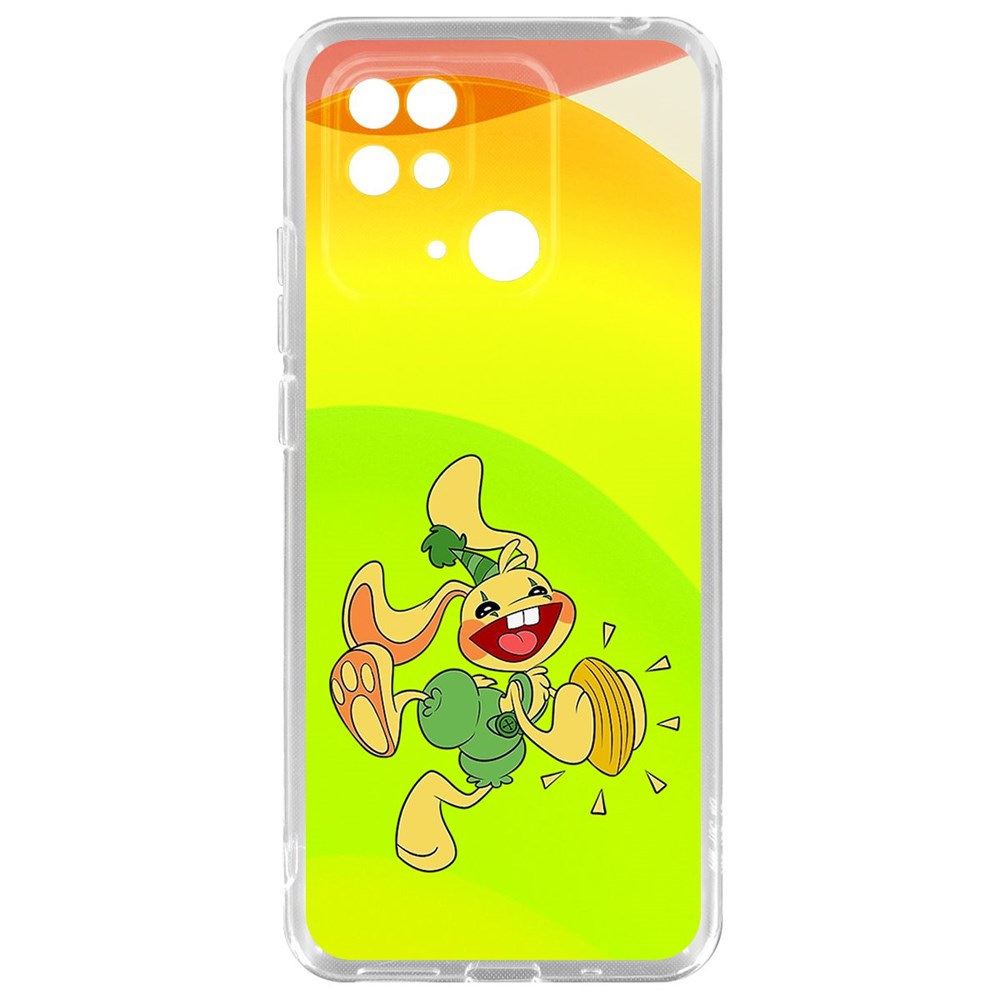

Чехол-накладка Хаги Ваги - Крольчонок Бонзо для Xiaomi Redmi 10C, Прозрачный