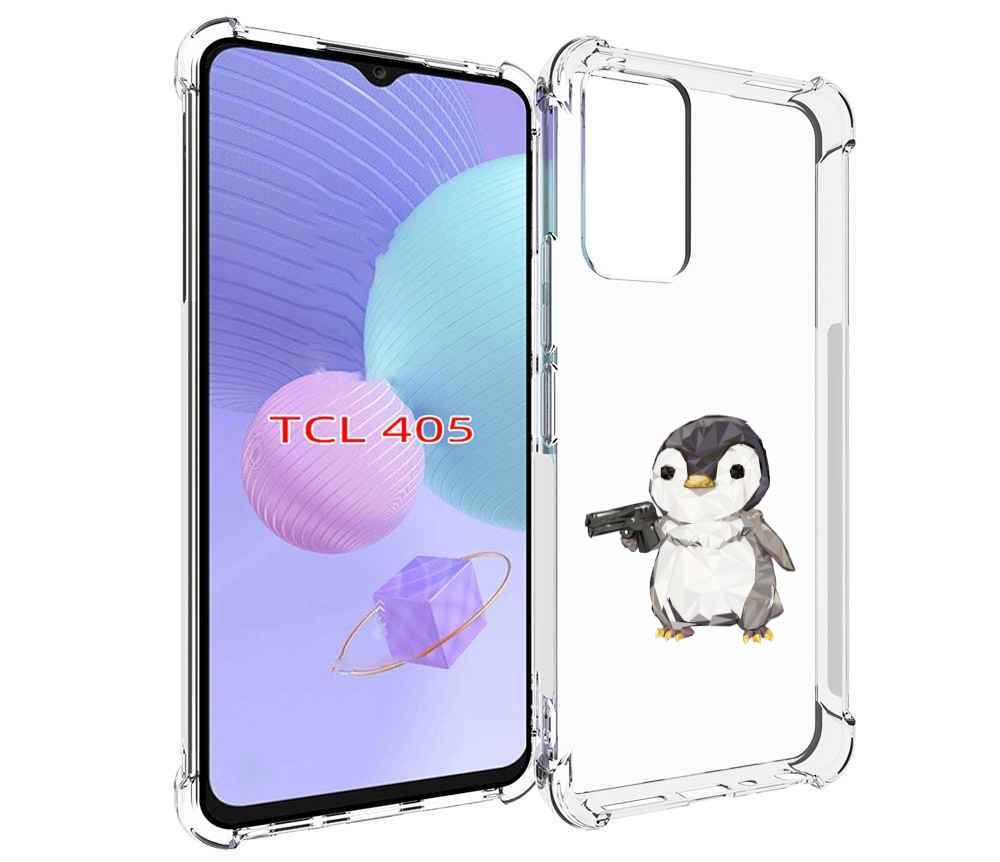 

Чехол MyPads Пингвин детский для TCL 405, Tocco