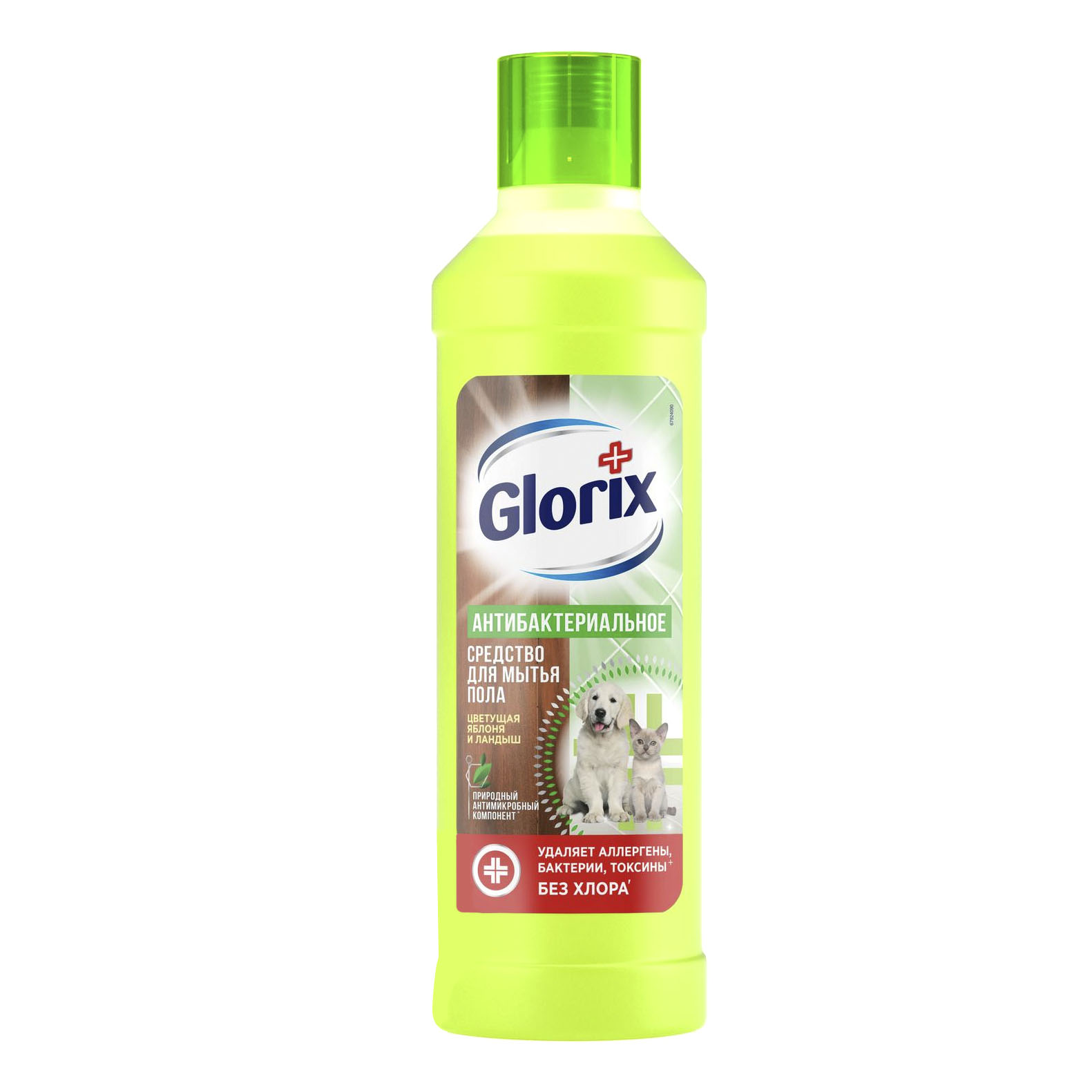 

Жидкость Glorix Яблоко и ландыш для пола 1 л