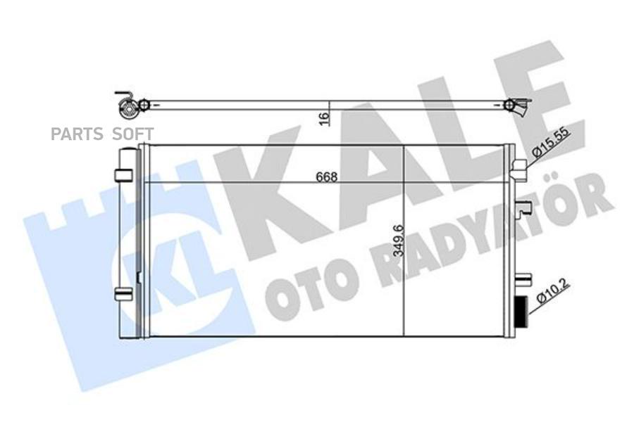 

Радиатор Кондиционера Renault Fluence/ Megane Iii/ Megane Cc/ Scenic Iii/ Grand ScNic Iii