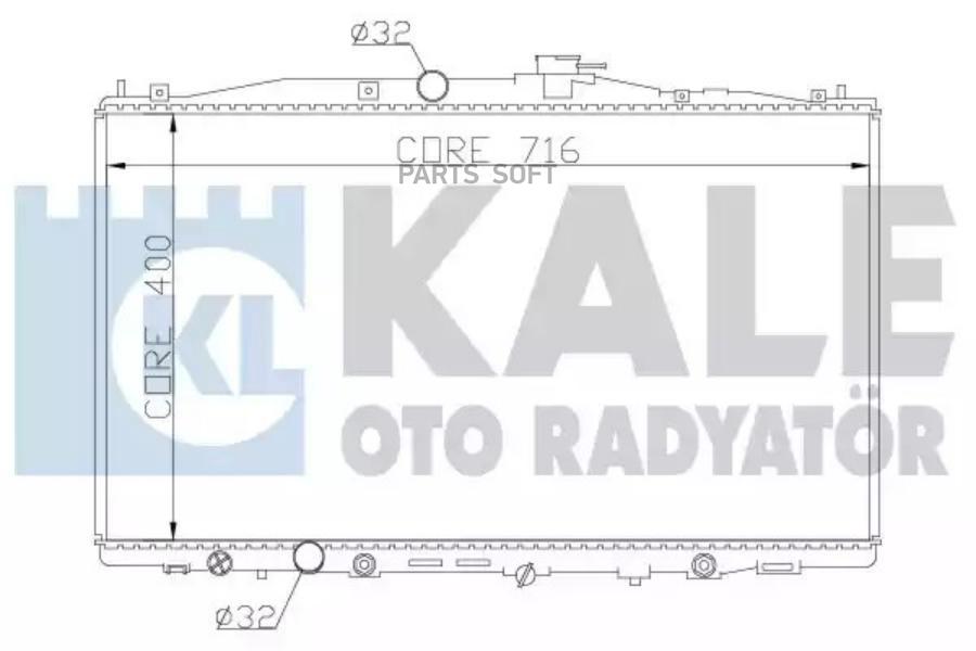

Радиатор Двигателя Honda Accord Vii KALE арт. 341955